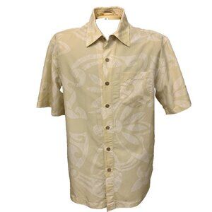 Quiksilver. Size Medium. Short Sleeve Button Up Hawaiian Aloha Shirt. B91.